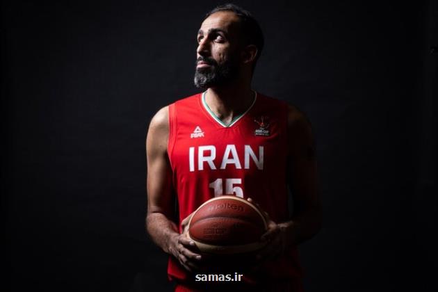 حضور حامد حدادی در قرعه کشی جام جهانی بسکتبال